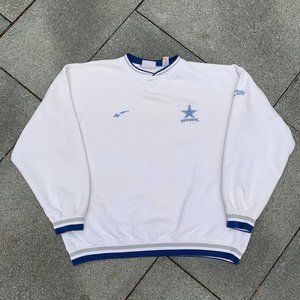 Vintage White Cowboys Reebok Crewneck sweatshirt.